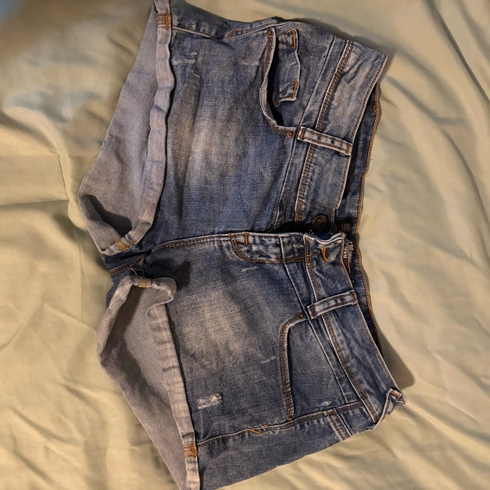 Zara Blue Denim Jean Shorts